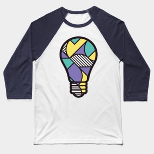 Abstract Blub Geometric Shapes Baseball T-Shirt